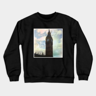 Big Ben London Eye photography London Skyline London Tourism London Landmark london life london lover london vacation Crewneck Sweatshirt